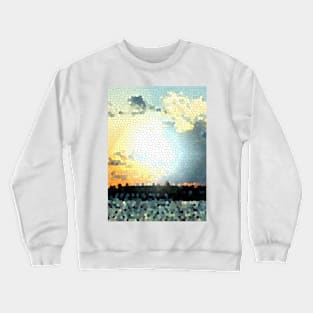 Mosaic Sunset in Key West Crewneck Sweatshirt